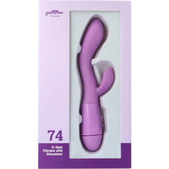 Pick&Love Nº 74 G-SPOT VIBRATOR WITH STIMULATOR PURPLE