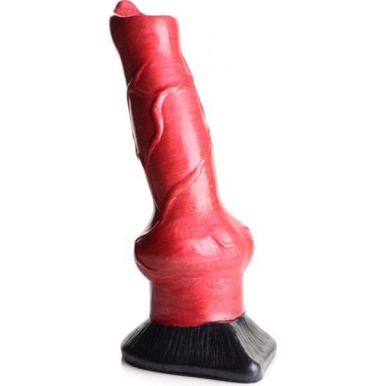 Xr - Creature Cocks ELLES HUNDS SUŅU SILIKONA DILDO 19 CM X 6 CM