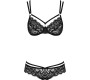 Obsessive 860-SET-1 2-VNT RINKINYS JUODAS S/M