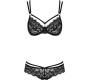 Obsessive 860-SET-1 2-GAB SET BLACK S/M