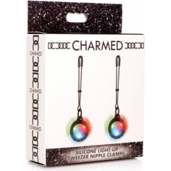 Xr - Charmed LIGHT UP TWEEZER NIPPLE CLAMPS WITH LED LIGHT