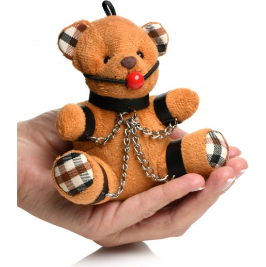 Xr - Masterseries GAGGED TEDDY BEAR KEYCHAIN