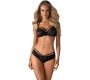 Obsessive 860-SET-1 НАБОР 2 ПРЕДМ. ЧЕРНЫЙ S/M