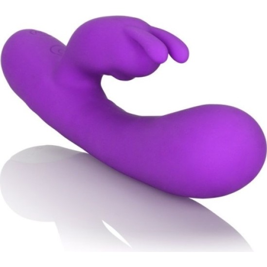 California Exotic Novelties EMBRACE MASSAGING G-RABBIT USB VIBRATOR PURPLE