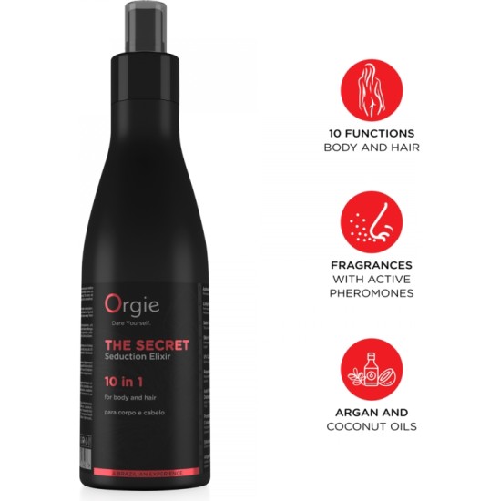 Orgie ELIKSĪRS THE SECRET SEDUTION 10 IN 1 200 ML