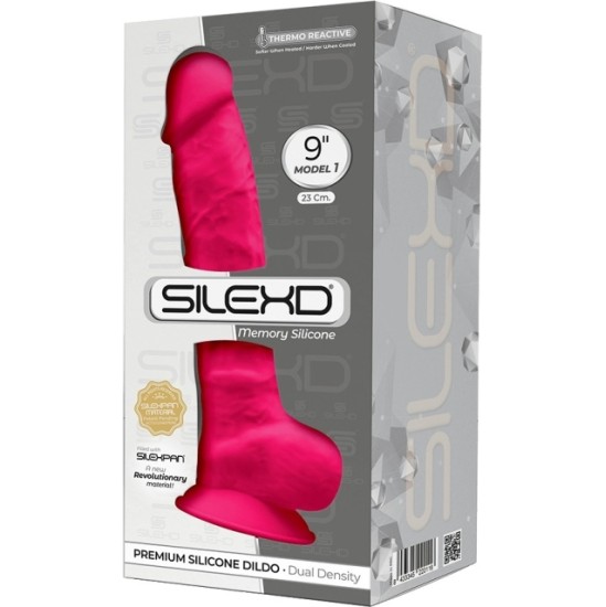 Silexd SILIKONA DILDO MODELIS 1 9 ROZĀ