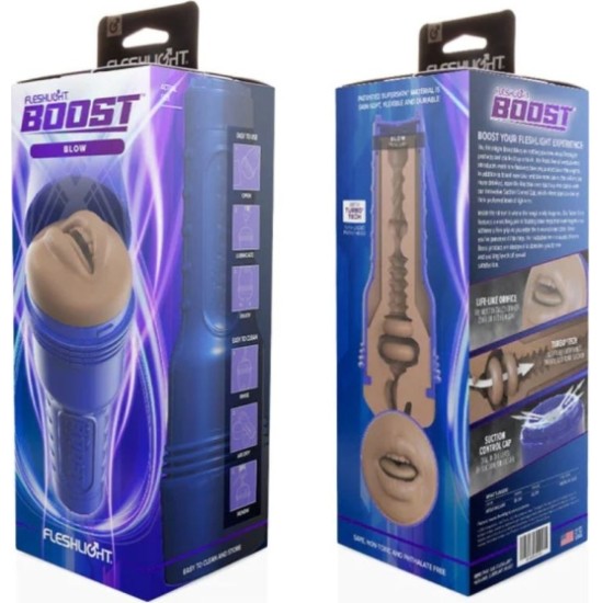 Fleshlight BOOST BLOW MD FLESH (RP) Masturbātors