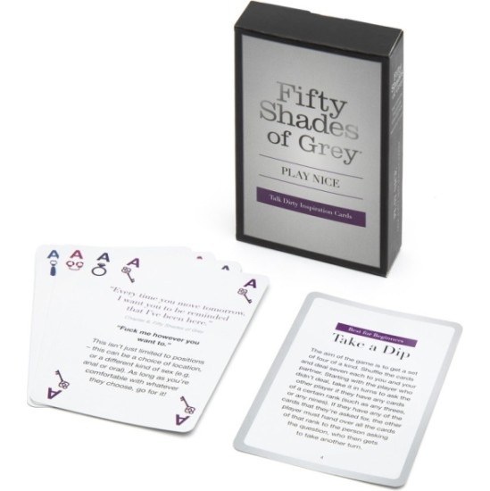 Fifty Shades Of Grey FIFTY SHADES PLAY NICE TALK DIRTY CARD GAME