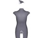 Obsessive STEWARDESS 3-PCS COSTUME GRAY S/M