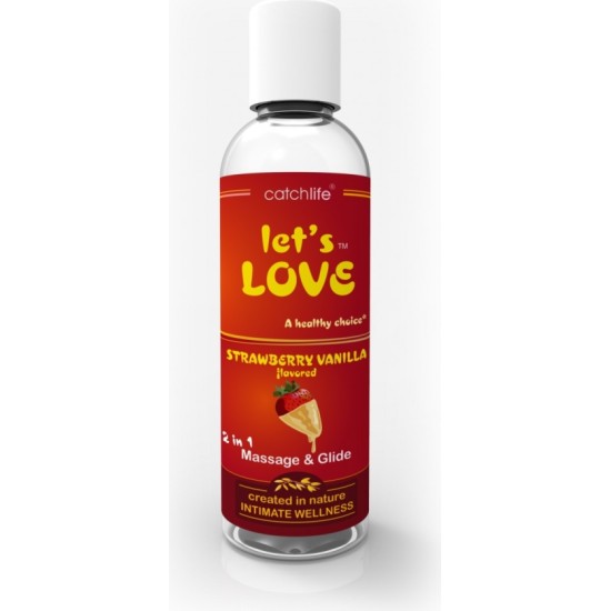 Nature Body LET'S LOVE MASSAGE GLIDE BRAKŽIŲ-VANILĖS 100ML