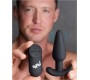 Xr - Bang! VIBRATED ANAL FORM T SILICONE USB W/ BLACK CONTROL