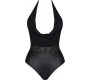 Demoniq SAMANTHA BODY SUSPENDERS BLACK XL