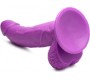 Xr - Pop Peckers REĀLISTS DILDO AR sēkliniekiem 19 CM PURPURA