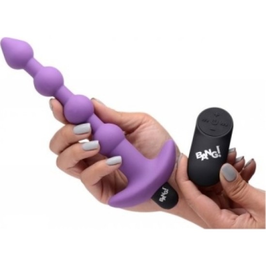 Xr - Bang! USB VIBRATING ANAL STRIP WITH PURPLE CONTROL