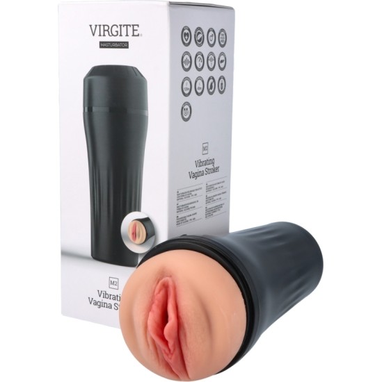 Virgite - Masturbator M2 MASTURBAATORI VIBRAATOR USB VAGIINA LIHA