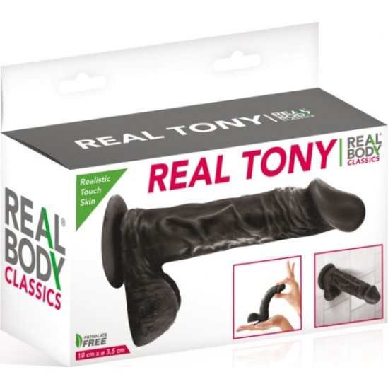 Real Body TONY BLACK REALISTAS VARPA 18 CM