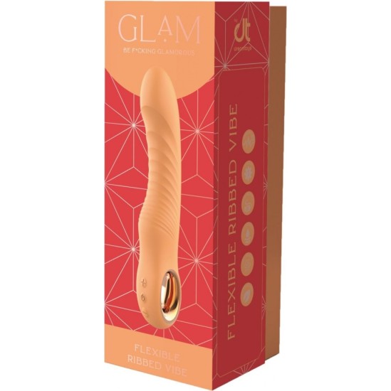 Glam Elastīga rievota VIBE VIBRATORS