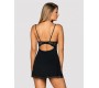 Obsessive LUVAE BABYDOLL & THONG BLACK 2XL/3XL