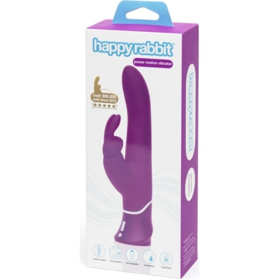 Happy Rabbit CURVE POWER MOTION RABBIT VIBRATOR PURPLE