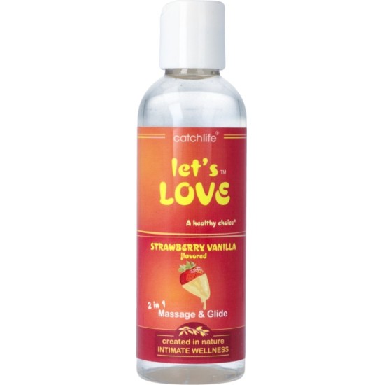 Nature Body LET'S LOVE MASSAGE GLIDE STRAWBERRY-VANILLA 100ML