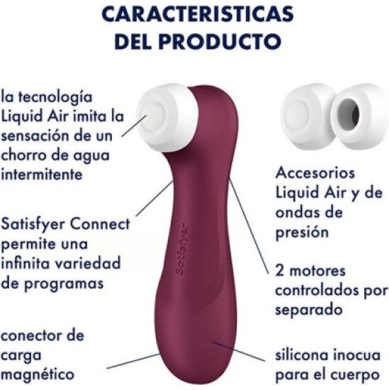 Satisfyer PRO 2 GENERATION 3 APP WINE