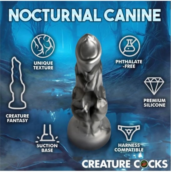 Xr - Creature Cocks NAKTS PROWLER VIDĒJS SILIKONA DILDO