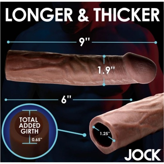 Xr - Jock PENIS ENLARGEMENT COVER 7'60 CM DARK