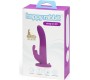 Happy Rabbit VIBRATING STRAP ON HARNESS SET PURPLE