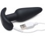 Xr - Bang! VIBRATED ANAL FORM T SILICONE USB W/ BLACK CONTROL