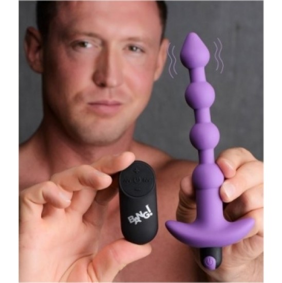 Xr - Bang! USB VIBRATING ANAL STRIP WITH PURPLE CONTROL