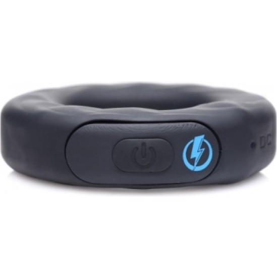 Xr - Zeus Electrosex SILICONE VIBRATOR AND ELECTROSTIMULATION RING W/ CONTROL