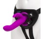 Happy Rabbit VIBRATING STRAP ON HARNESS SET PURPLE