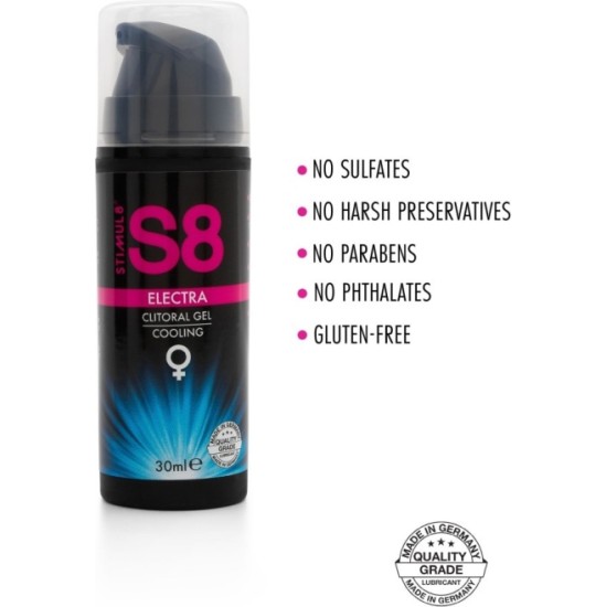 Stimul8 S8 AUKSTĪBAS STIMULANTS ELEKTRA CLITORIS 30 ML