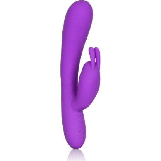 California Exotic Novelties EMBRACE MASSAGING G-RABBIT USB VIBRATOR PURPLE