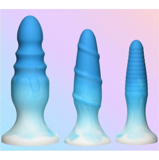 Xr - Simply Sweet SET 3 X BLUE SILICONE PLUGS