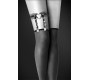 Bijoux Pour Toi BLACK FLOWER HEART GARTER