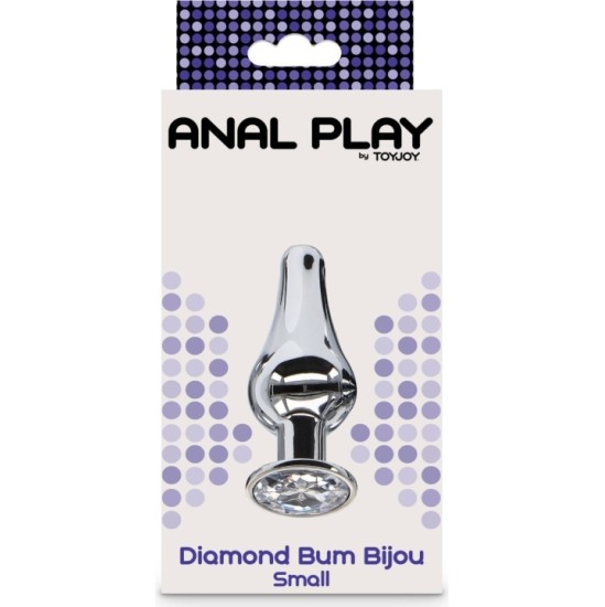 Toy Joy АЛЮМИНИЕВАЯ ПРОБКА DIAMOND BUM BIJOU S