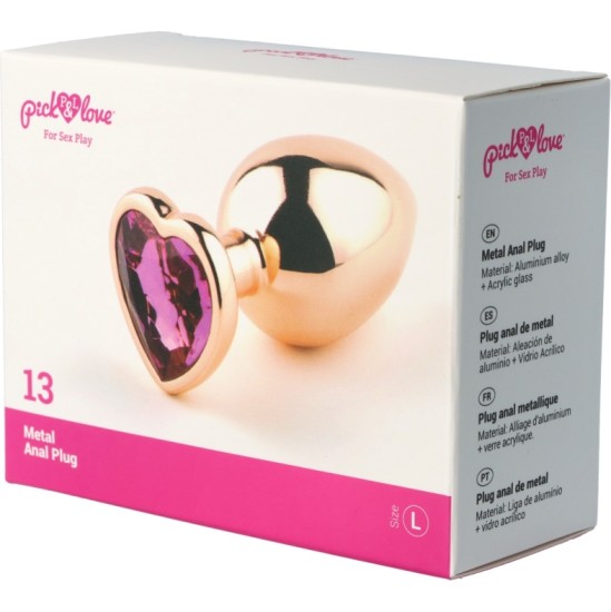 Pick&Love Nº 13 METAL ANAL PLUG SIZE L