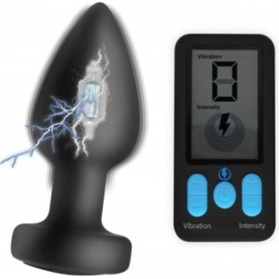 Xr - Zeus Electrosex VIBRATOR AND ELECTROSTIMULATION PLUG W/ CONTROL