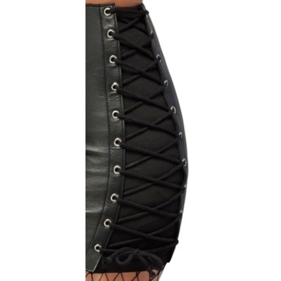 Zado Leather Skirt M