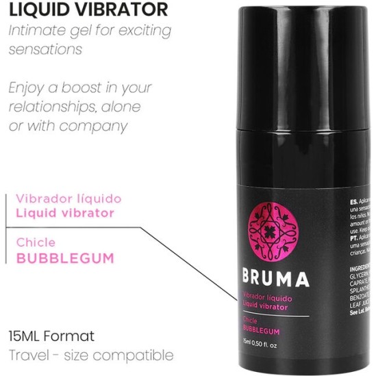 Bruma SKYSTOS VIBRATORIAUS ULTRA SLIDINGAS BUBBLEGUM 15 ML