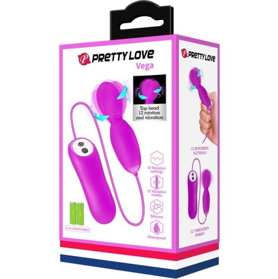 Prettylove Vega vibrējošā un rotējošā ola