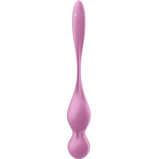 Satisfyer Balls APMIERINĀTĀJS - LOVE BIRDS VIBRATING KEGEL BALLS PINK