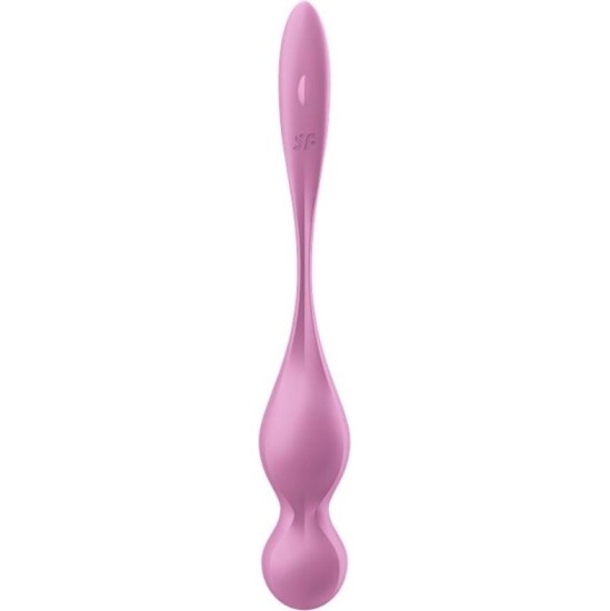 Satisfyer Balls APMIERINĀTĀJS - LOVE BIRDS VIBRATING KEGEL BALLS PINK