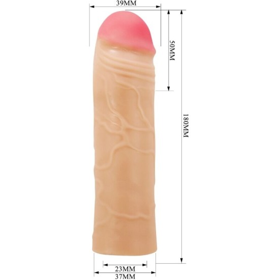 Pretty Love Male PRETTY LOVE - CHANE PENIS EXTENDER COVER FLESH