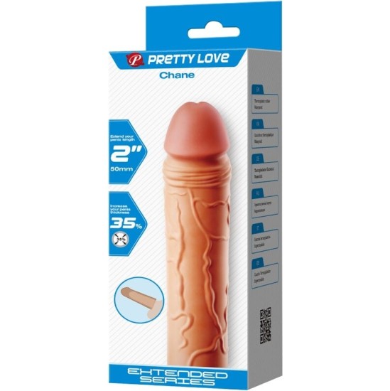 Pretty Love Male PRETTY LOVE - CHANE PENIS EXTENDER COVER FLESH