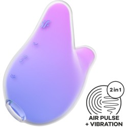 Satisfyer Air Pulse SATISFYER - MERMAID VIBES STIMULATOR & VIBRATOR VIOLET AND PINK