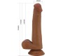 Pretty Love TALLEN REALISTIC DILDO 22 CM BRŪNA