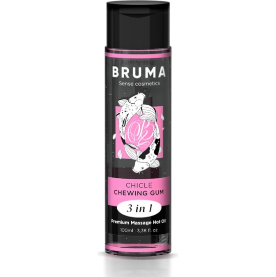 Bruma PREMIUM MASSAGE HOT OIL CHEWING GUM 3 IN 1 - 100 ML