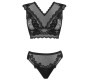 Livco Corsetti Sets LIVCO CORSETTI FASHION — TIMOSAN LC 90631 Krūšturis + BIKŠĶIS MELNAS